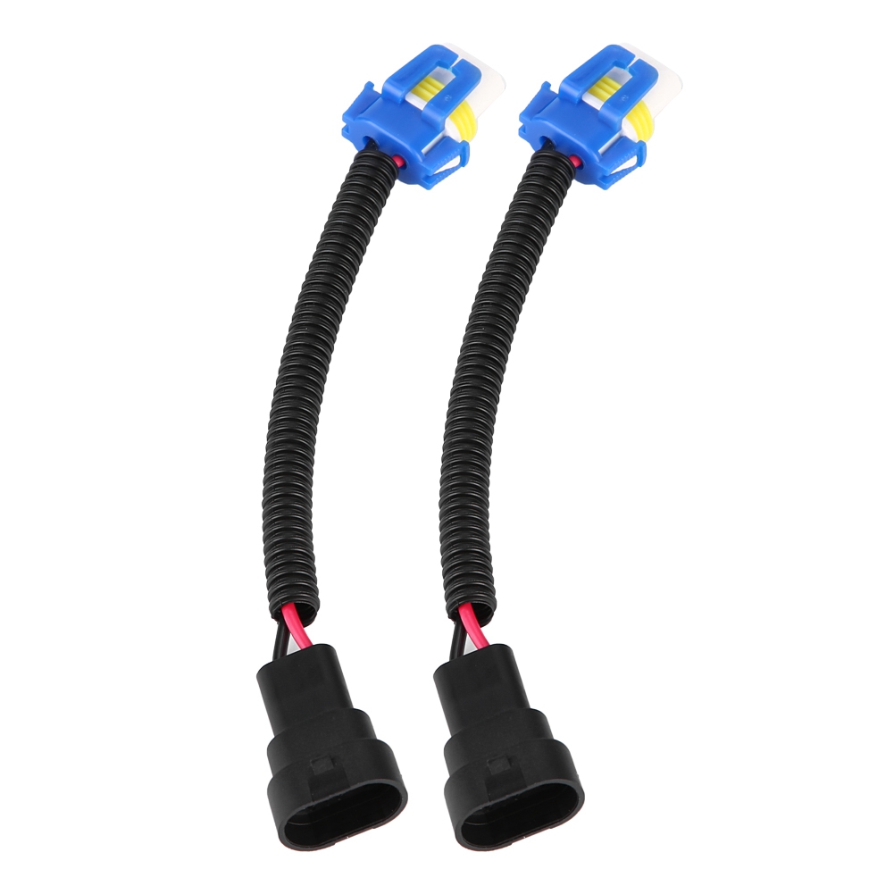 2Pcs 9006 Ceramic Connector Plug Socket Extension Wiring Harness Sockets A KRI✈️