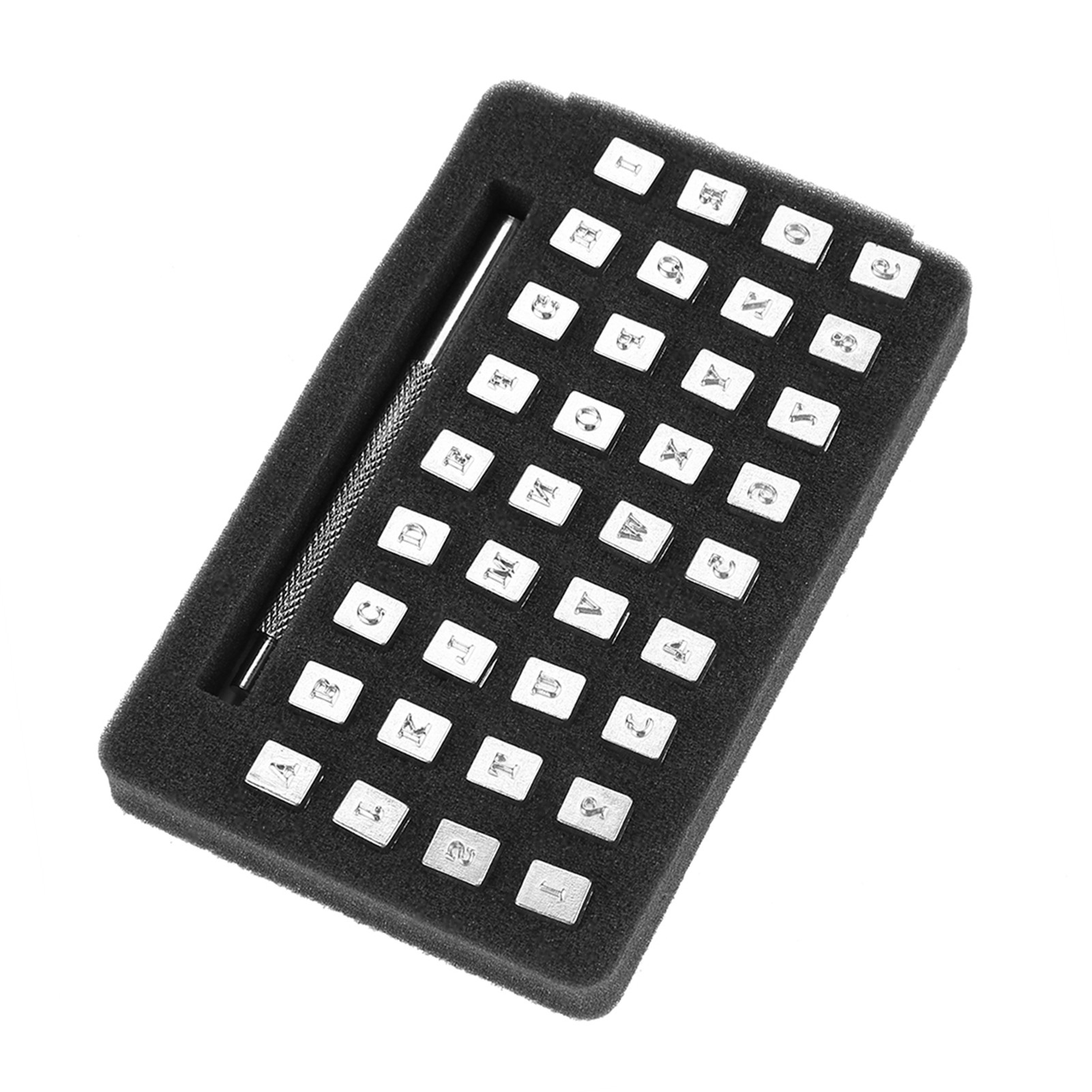36Pcs Steel Letter Number Leather Stamper Punching Tool For Leather Cr KRI✈️