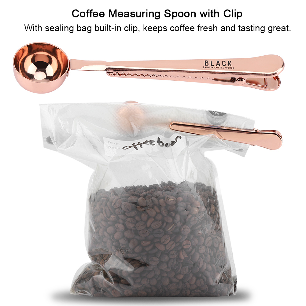 Stainless Steel Multifunction Ground Coffee Measuring Scoop Spoon With Bag KRI✈️