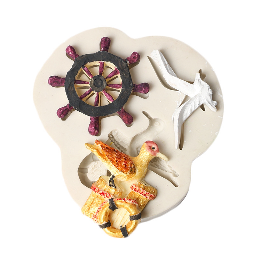 Marine Style Mould Decorating Tool DIY Silicone Cake Mold For Baking Fonda KRI✈️