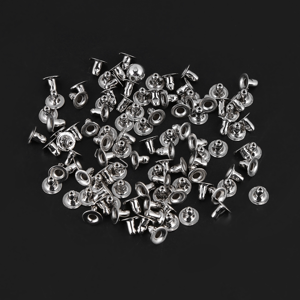 300pcs 6mm 8mm 10mm 12mm Mix Sizes Rivets Stud Button Craft Bag Decoration KRI✈️