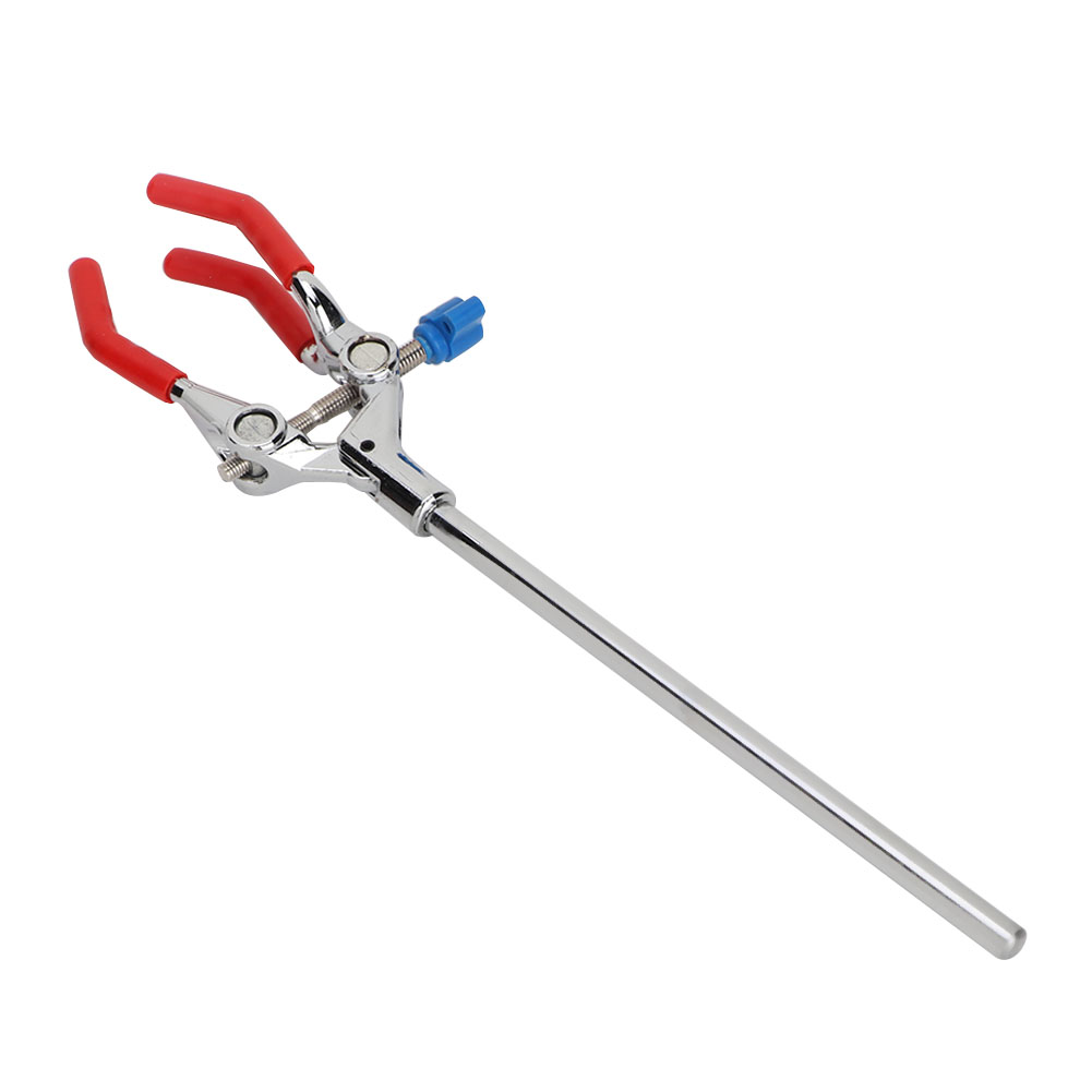 Three Jaw Rotating Clamp Zinc Alloy Retort Stand Condenser Flask Clamp