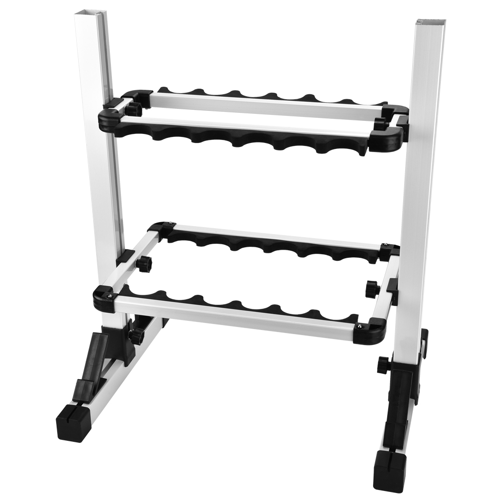 Lightweight Fishing Rod Pole Holder Stand Organizer Rack For 12 Rods KRI✈️