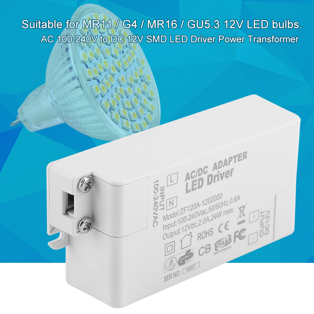 AC 100-240V To DC 12V SMD LED Driver Switch Power Transformer For LED Stri KRI✈️