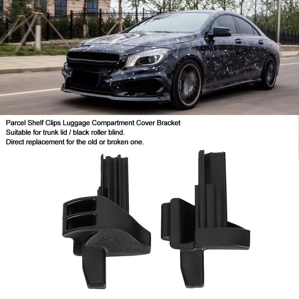 2pcs Parcel Shelf Plastic Clips Luggage Cover Bracket A16969302849051 Fit KRI✈️