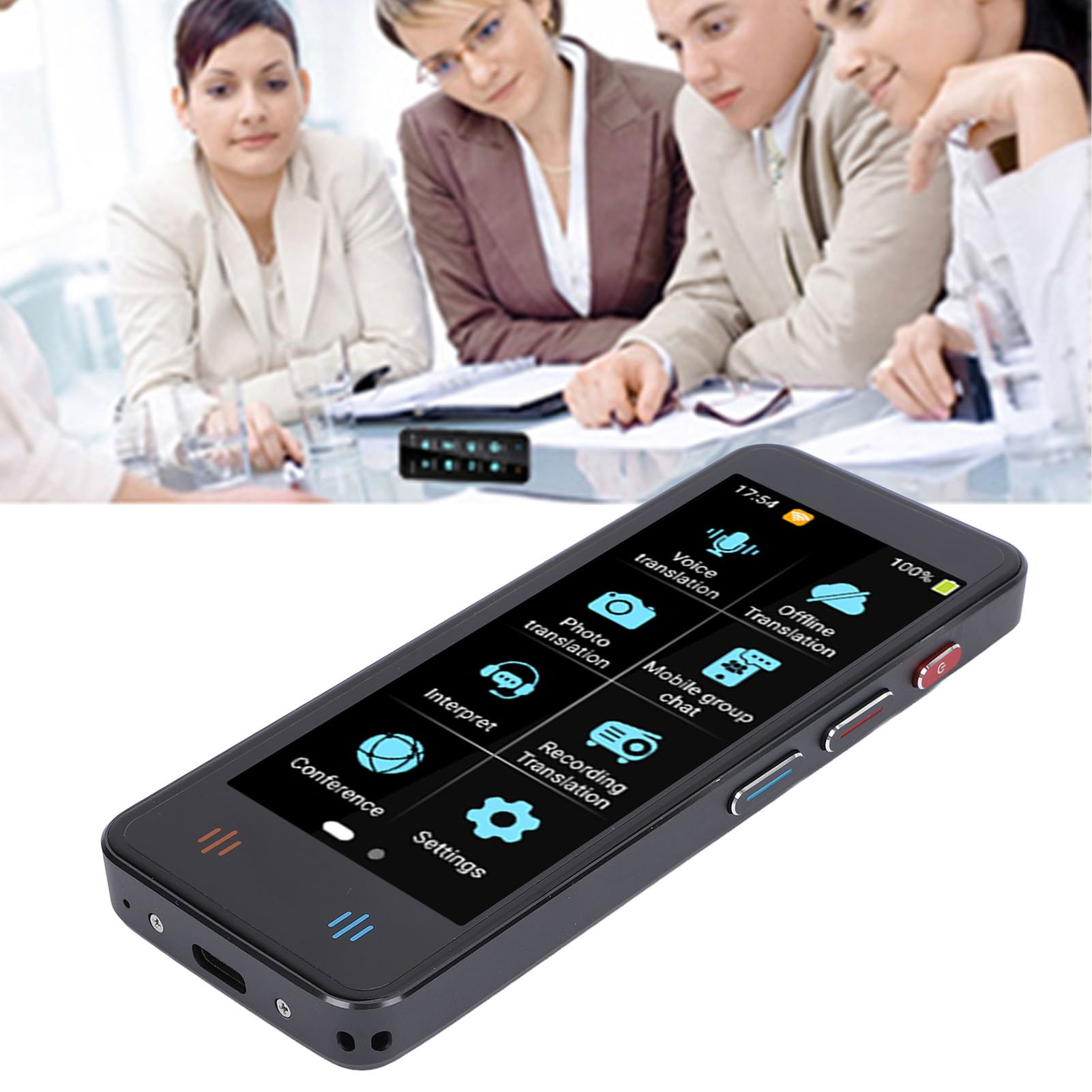 Language Translator AI Touchscreen 134 Languages Online Translation Portable