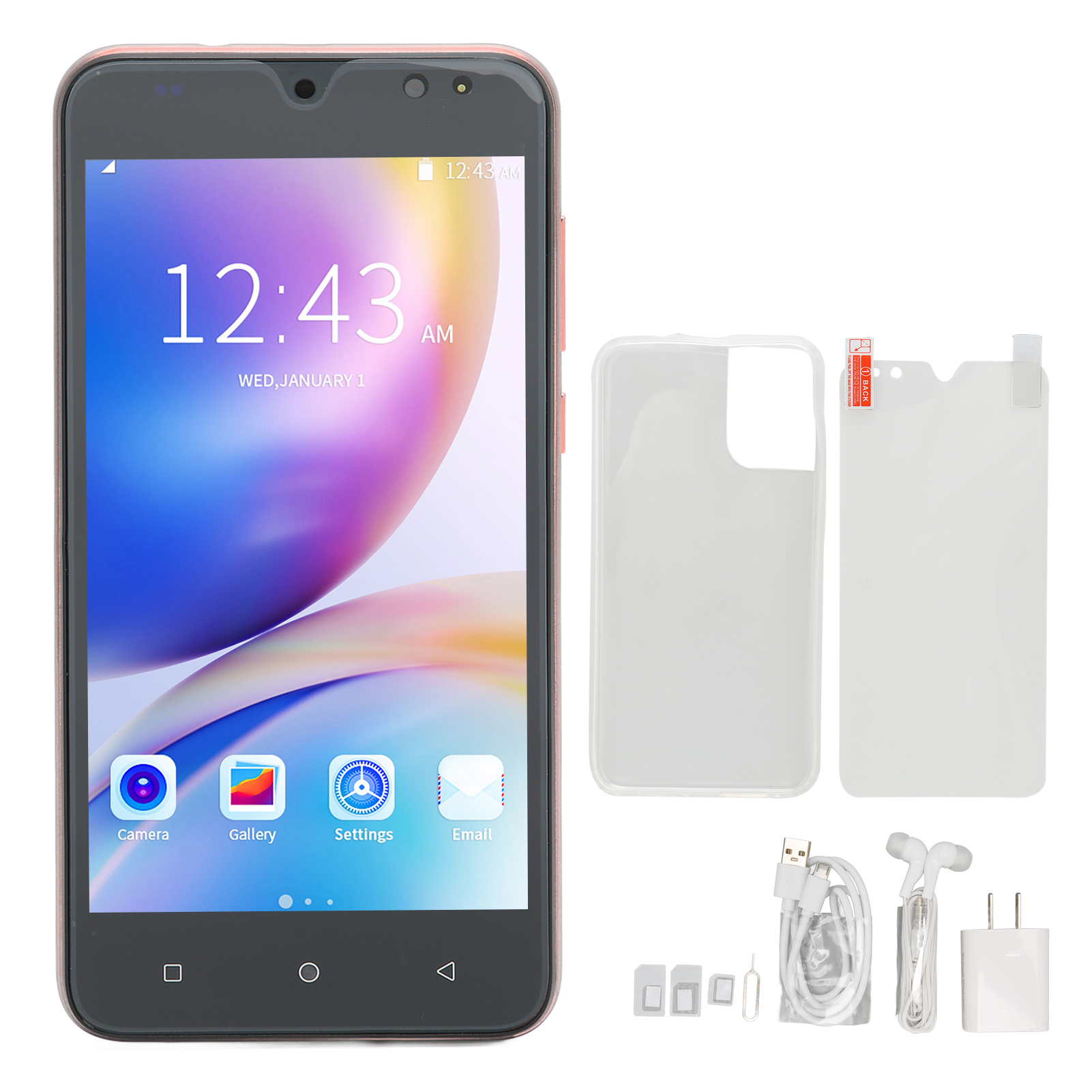 5.45in Smart Phone 3G Net Face Identification For 10 Mobile Phone For