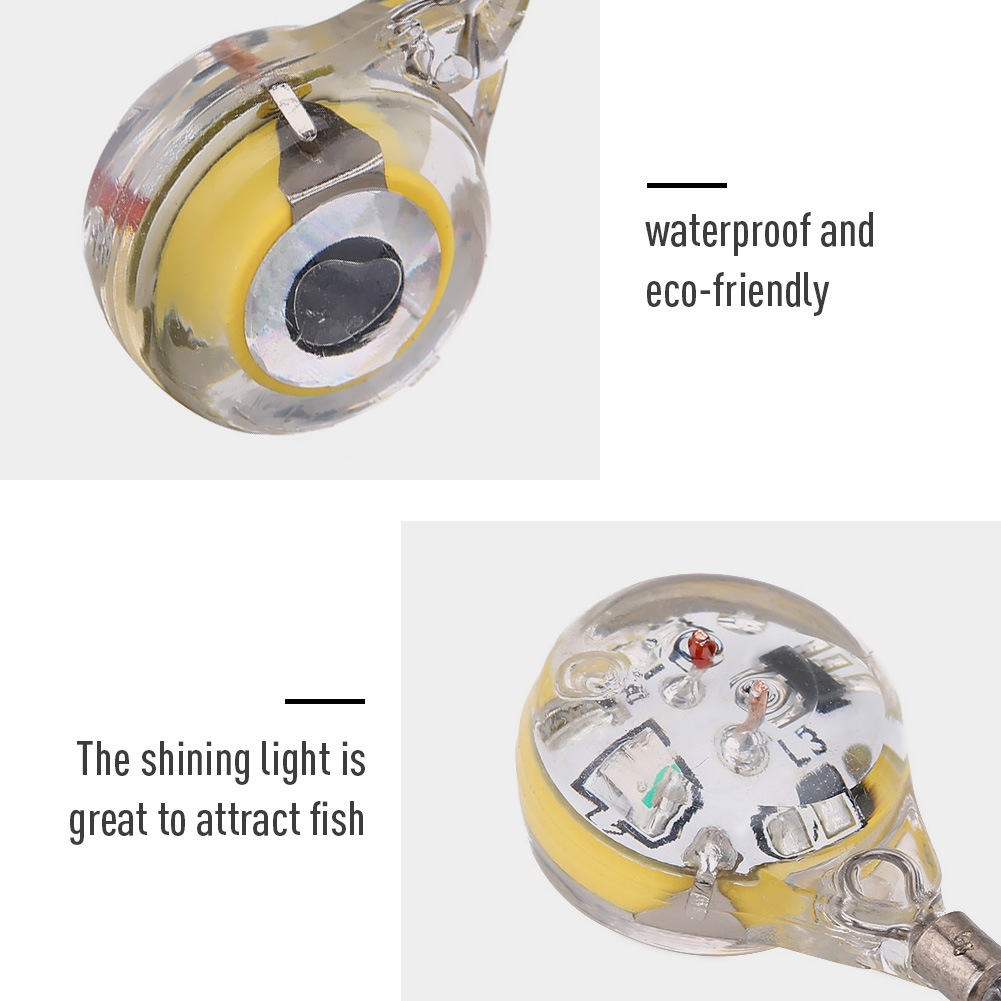 Fishing Attractive Flash Light Underwater Luminous Lures Bait Fishing Tack KRI✈️