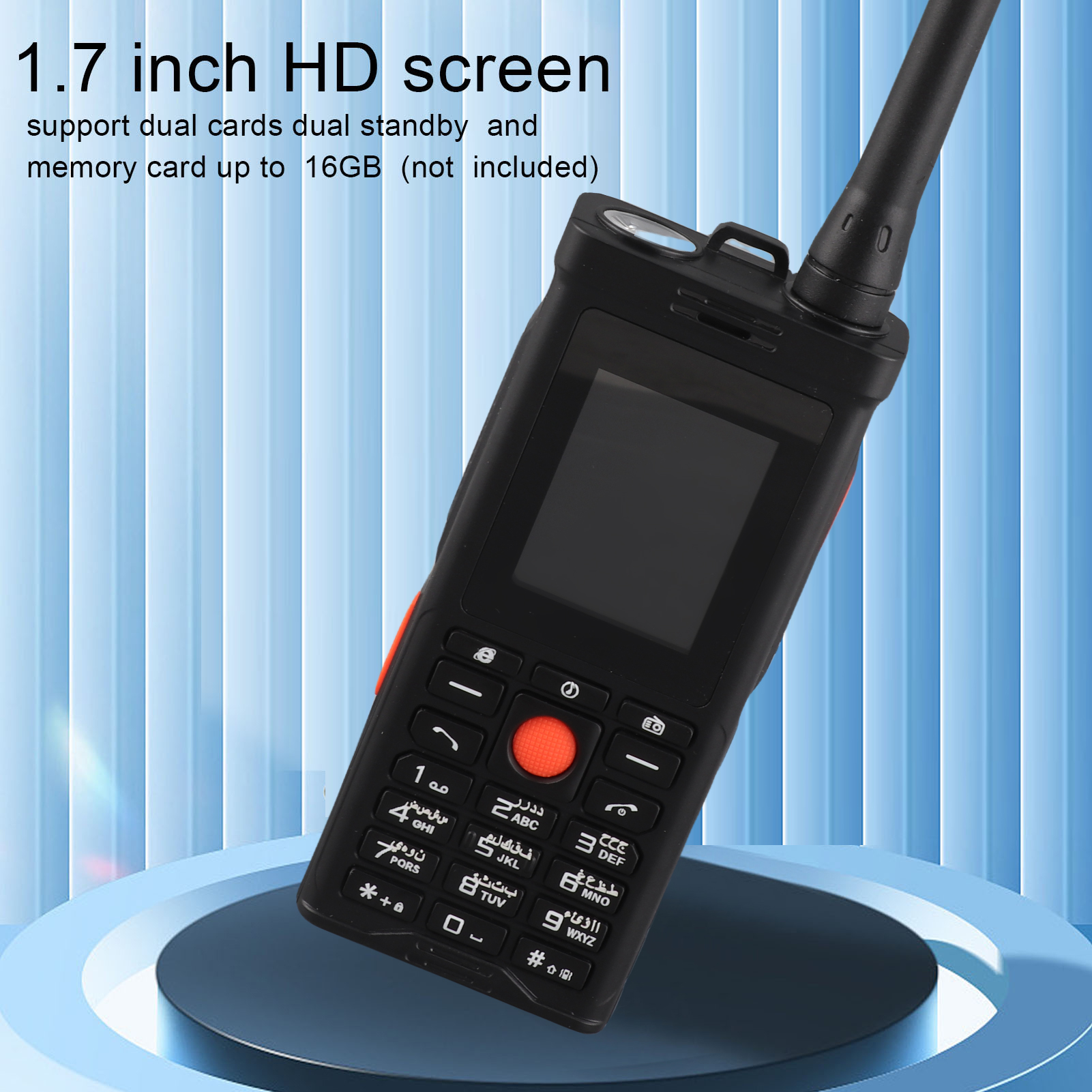 Mobile Phone 2G Unlocked 1800mah Super Long Standby Dual Card Dual Standby Big