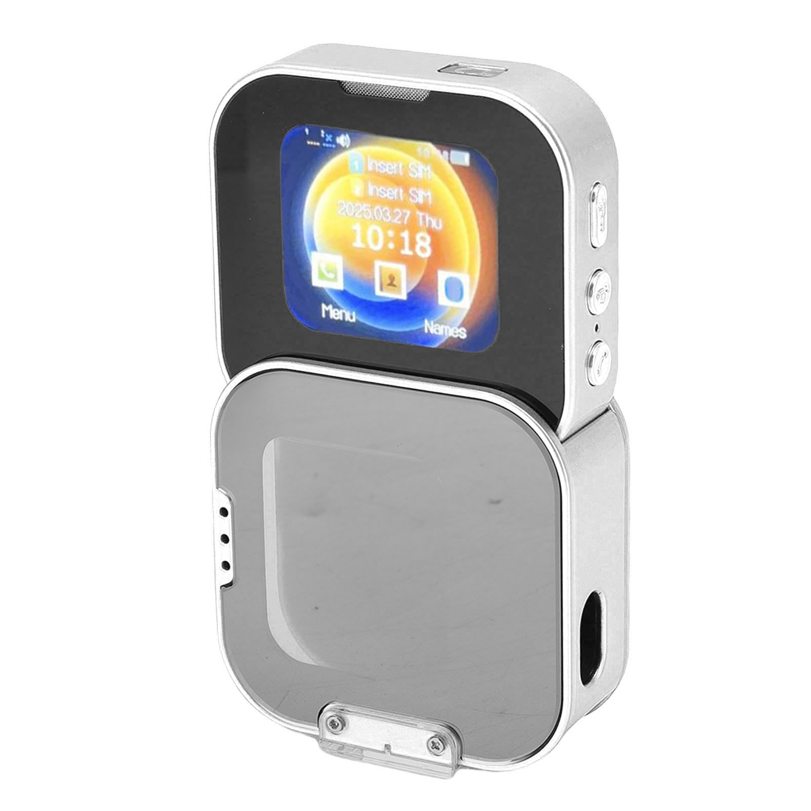 2G Small Phone Foldable FM Radio Double SIM LED Flashlight Quick Dial Vibration