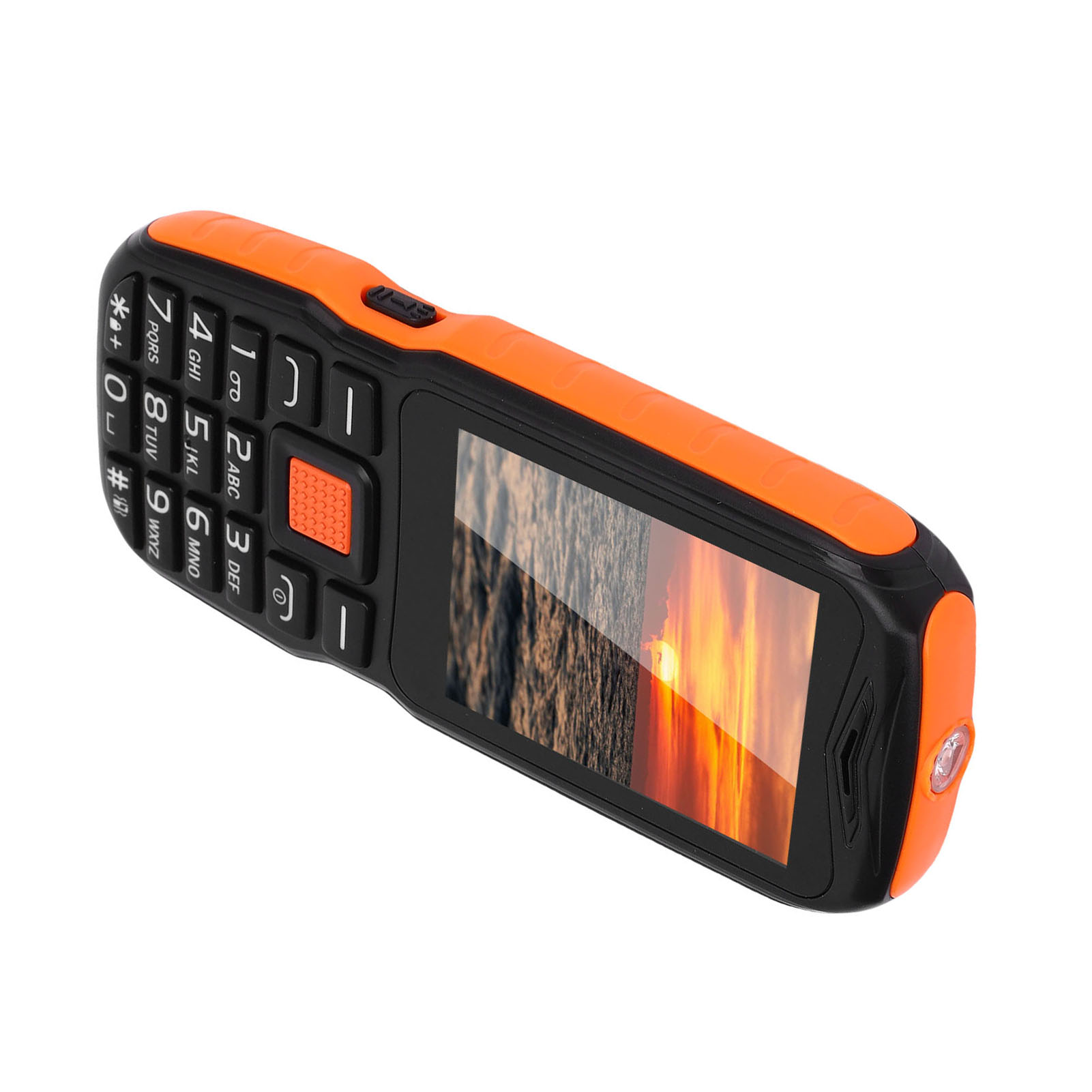 Big Key Phone 2.6in HD Screen 0.13MP Dual SIM Dual Standby 2G Mobile Phone With