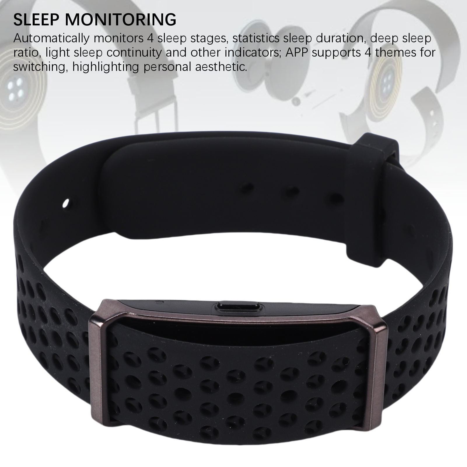 No Screen Health Tracker 24H Sleep 127 Modes Call Alert