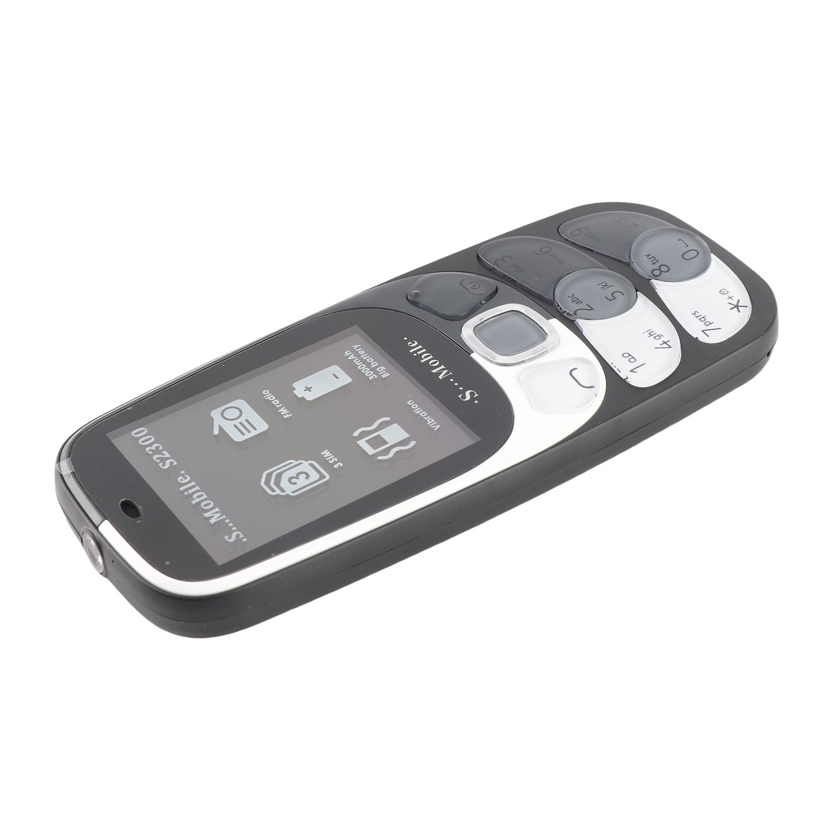 2G Elderly Mobile Phone 2.4 Inch 32MB And 32MB Triple Card Triple Standby Big