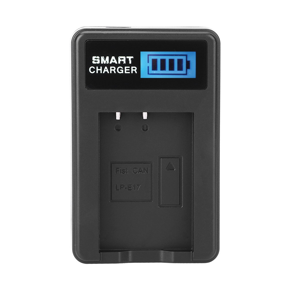 LP-E17 Battery Charger Single Slot USB Charging With LCD Screen For KRI✈️