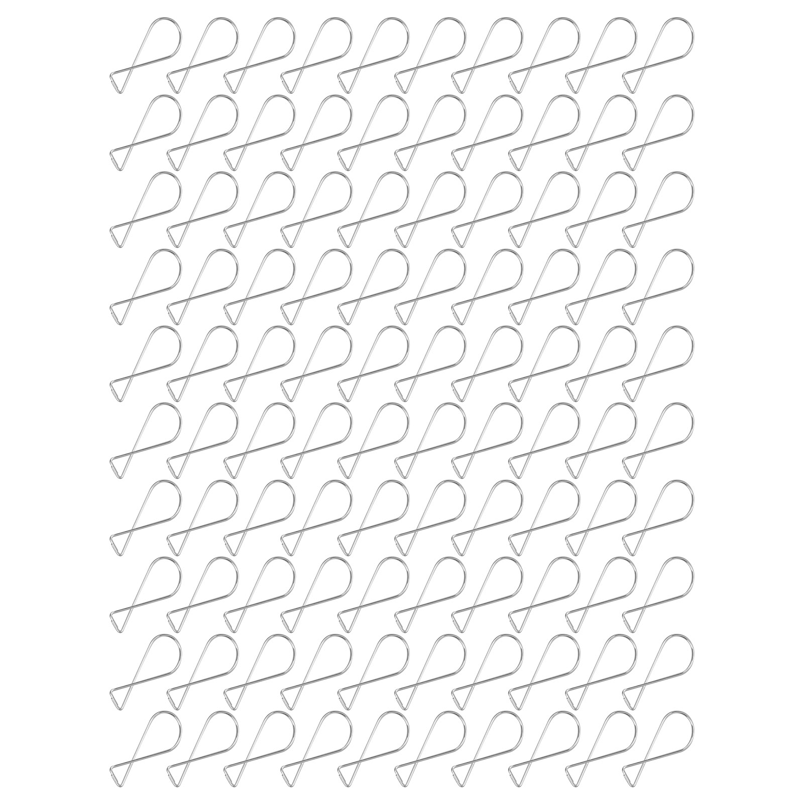 100Pcs Hanging Hook Galvanized Steel Automatic Rebound Clips Ceiling Decorative