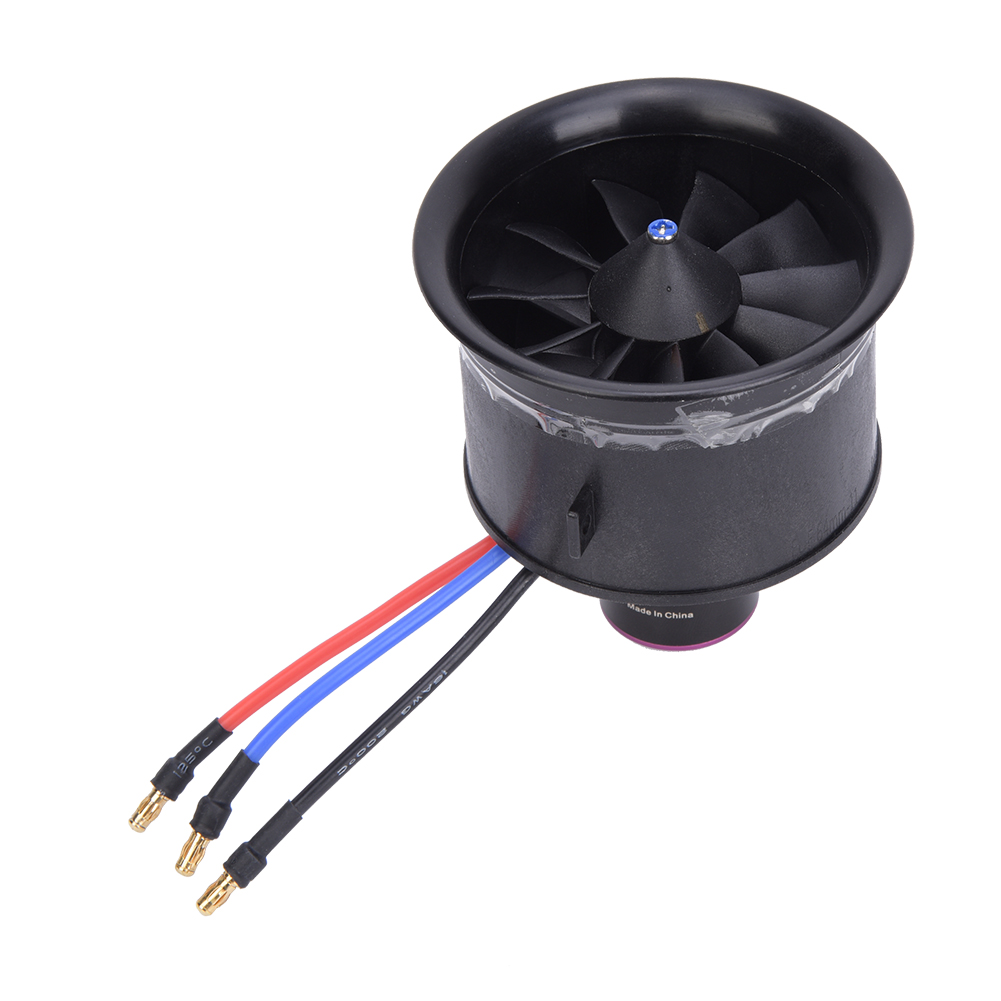 64mm 11  RC Ducted Motor High Efficiency Powerful EDF Unit for 3S 4S RC Jet