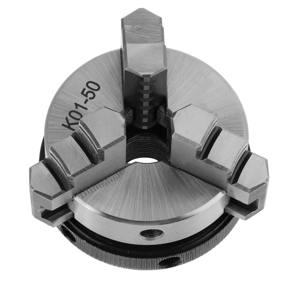K01-50 50mm Scroll Manual Chuck Mini Woodworking Hand Chuck With 3 Jaws & KRI✈️