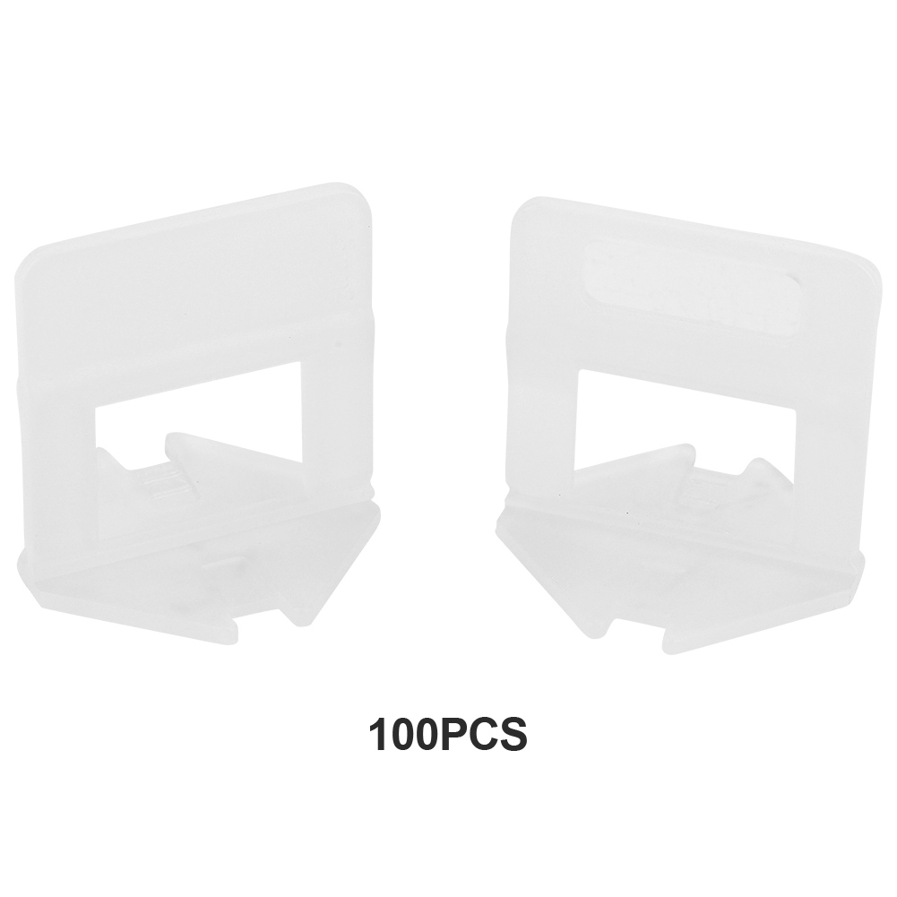 100pcs/Set Plastic Disposable Floor Wall Ceramic Tile Leveling Clips Space KRI✈️