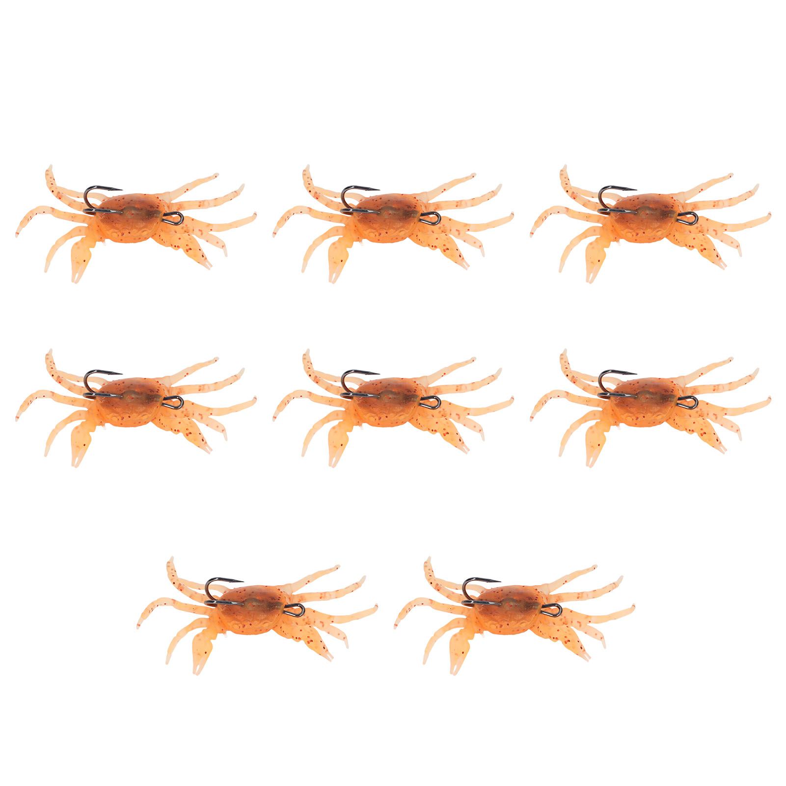 For 8x Artificial Crab Bait 13cm 33.5g Simulation Crab Soft Lure Fishing Bait