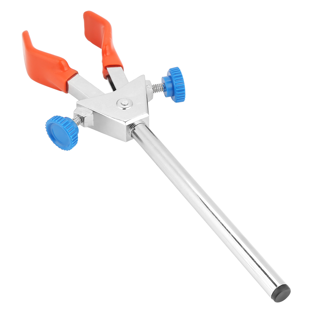 Lab Instrument Double Regulator Chemical Flask Clamp Plastics And Zinc All KRI✈️
