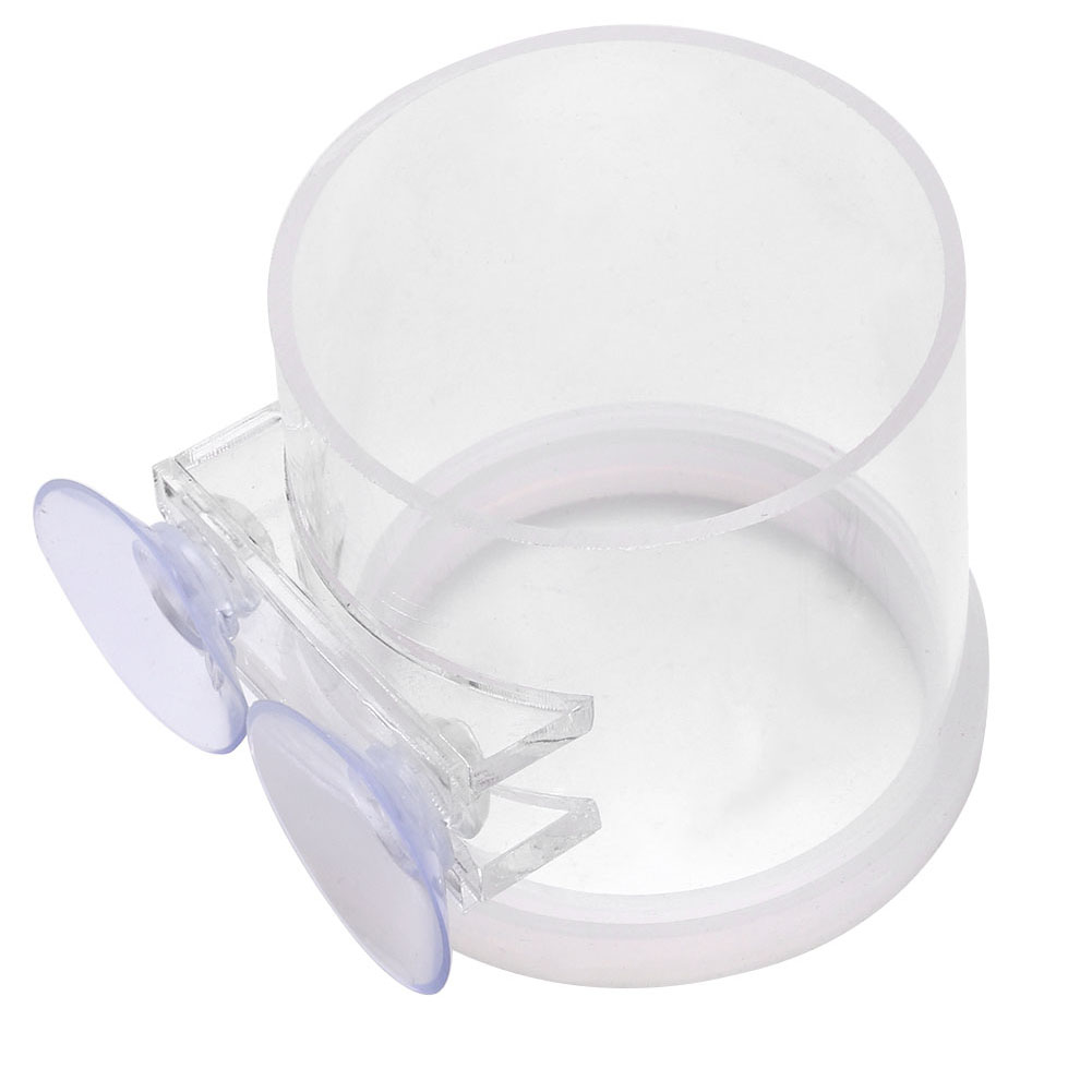 Acrylic Transparent Fish Feeding Ring Food Feeder With Suction Cup For Aqa KRI✈️