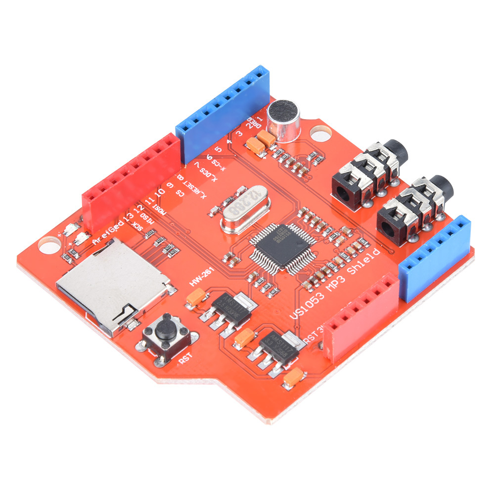 VS1053B Recording/Power Amplifier MP3 Music Shield Board With Memory Card KRI✈️