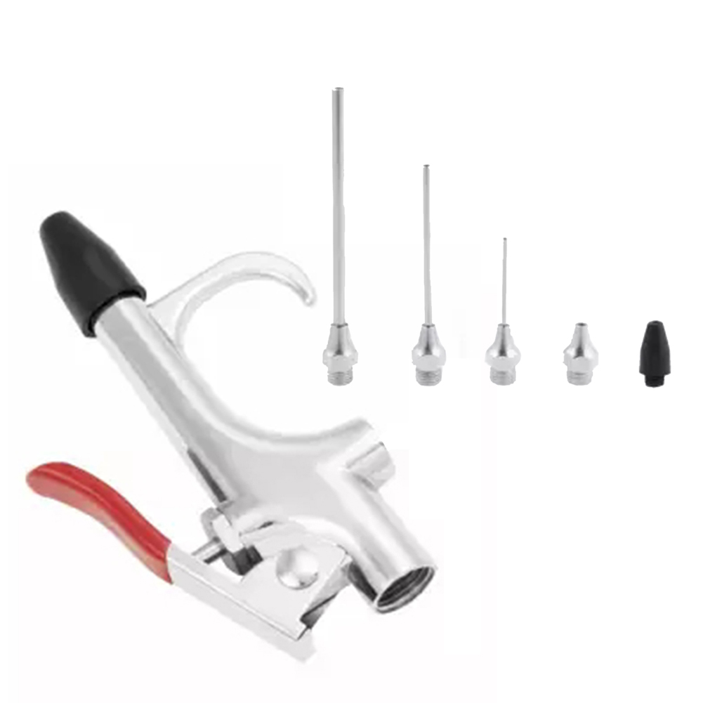 5pc Zinc Alloy Air Compressor Blower Tool Kit 5 Inflating Nozzles Accessor KRI✈️