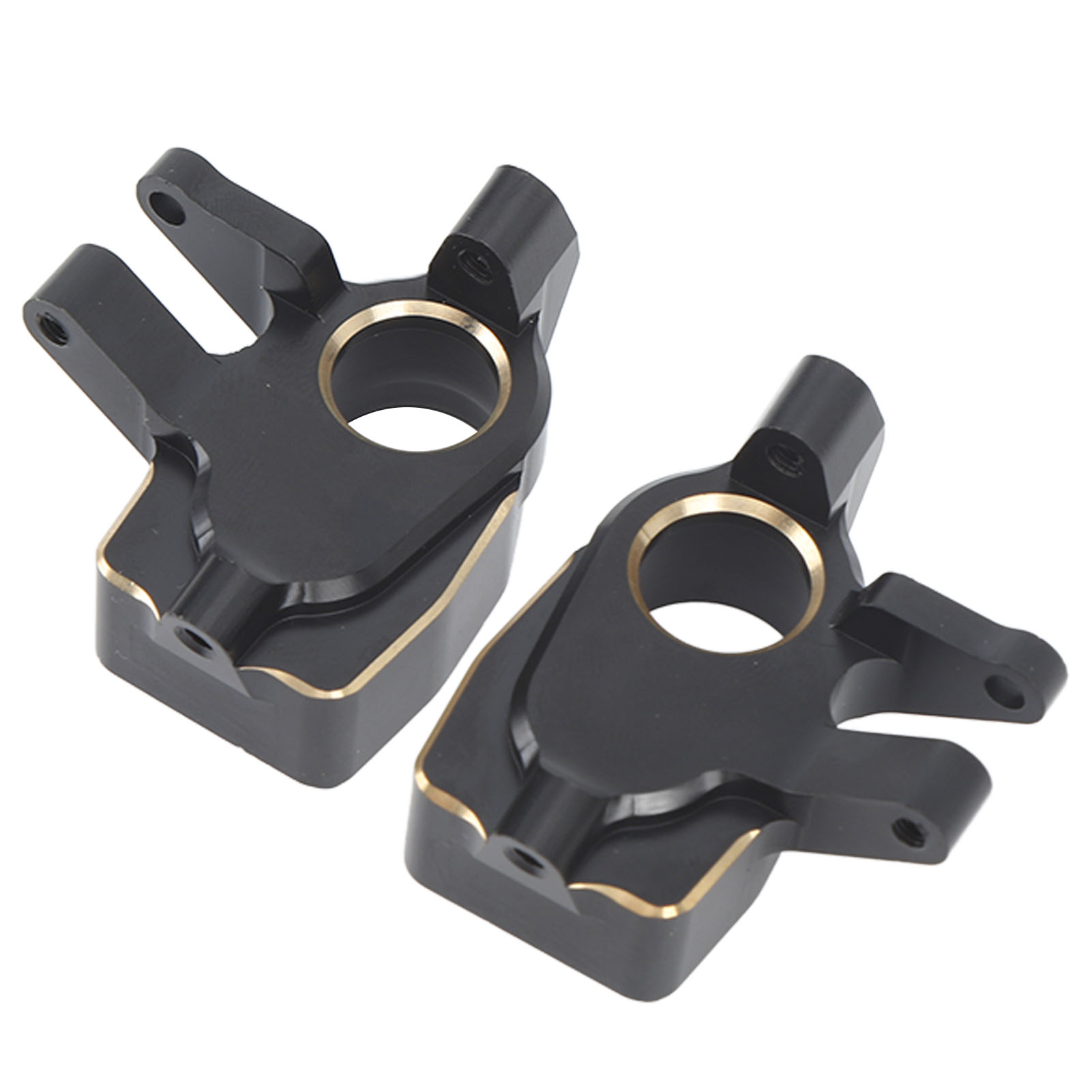 2PCS 1/10 RC Crawler Car Front Portal Axles Steering Knuckles For Axial Capra