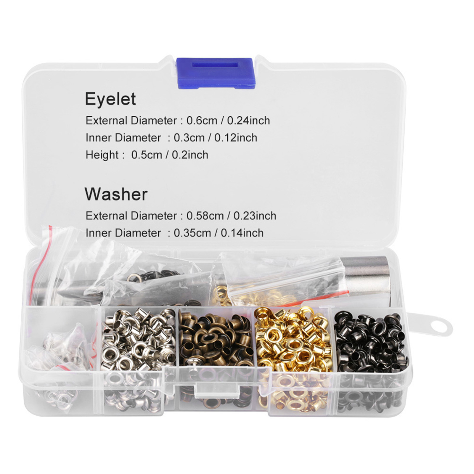 Eyelet Grommet Washer With 3pcs Handwork Tools Set (3mm X 420pcs)