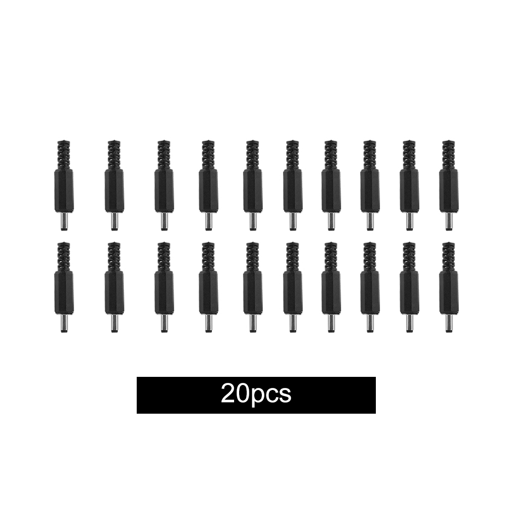 20PCS 3.5mm X 1.35mm DC Male Power Adapter Plug Jack Connector