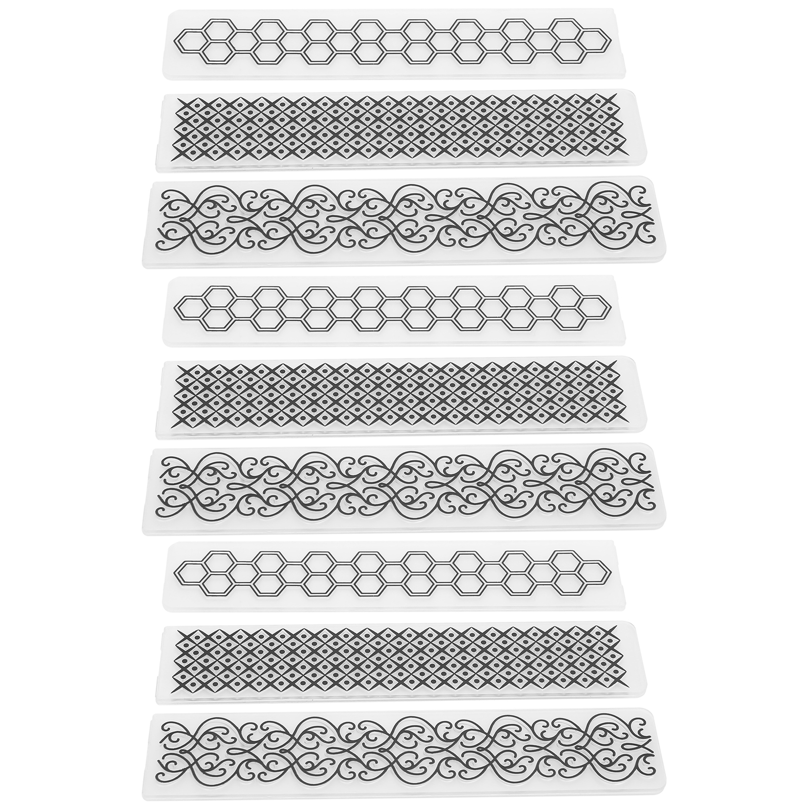 9Pcs Flower Plastic Embossing Folder DIY Paper Decor Card Maker Template