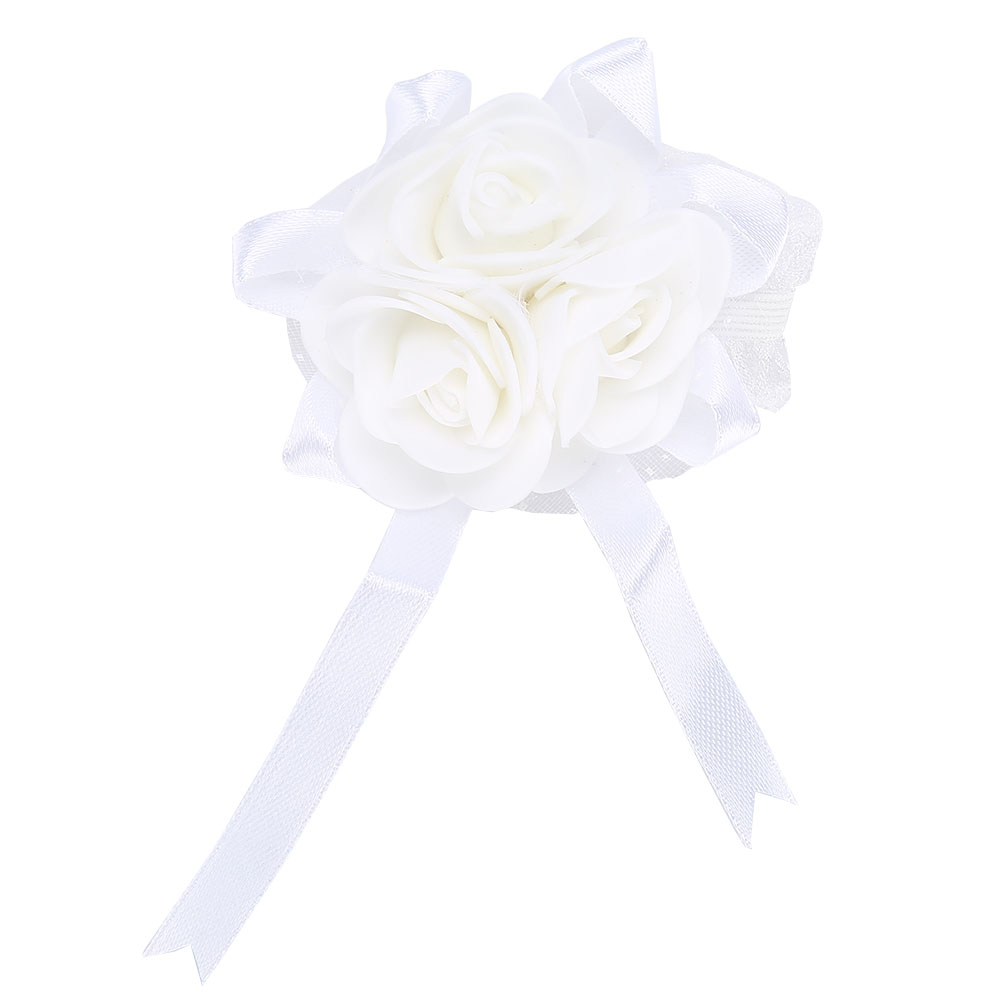 Beautiful Hand Flower Bridal Bridesmaid Wrist Corsage Prom Wedding