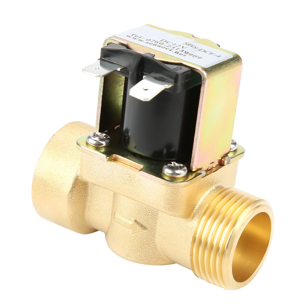 Brass DN20 G3/4 Normal Closed Pilot Operated Water Inlet Electric Solenoid KRI✈️