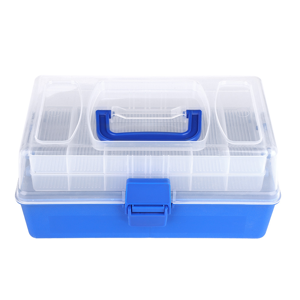 3 Layers Plastic Fishing Tackle Accessory Storage Hodler Box For Lures Hoo KRI✈️