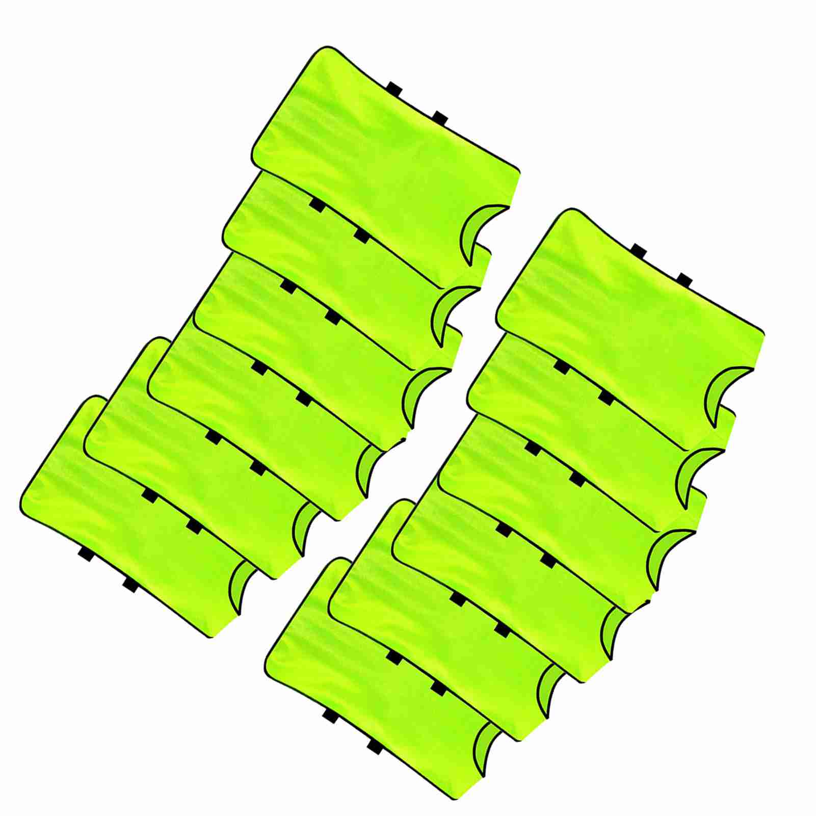 12 Pack Jerseys Bibs Breathable Adults Football Scrimmage Training Vests F KRI✈️