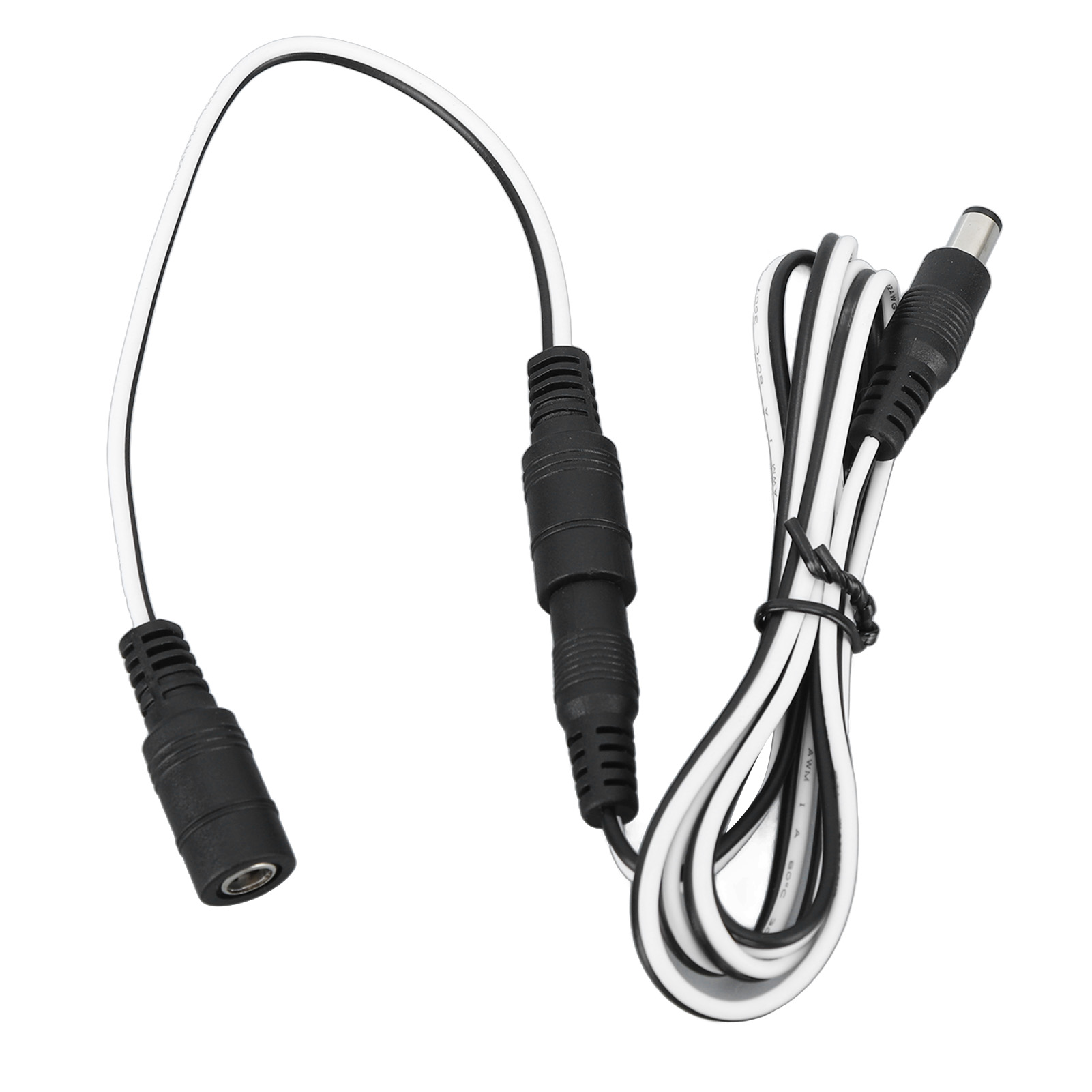 Solar Panel Power Extension Cord Simple Plug Connection for Cameras LED Lights