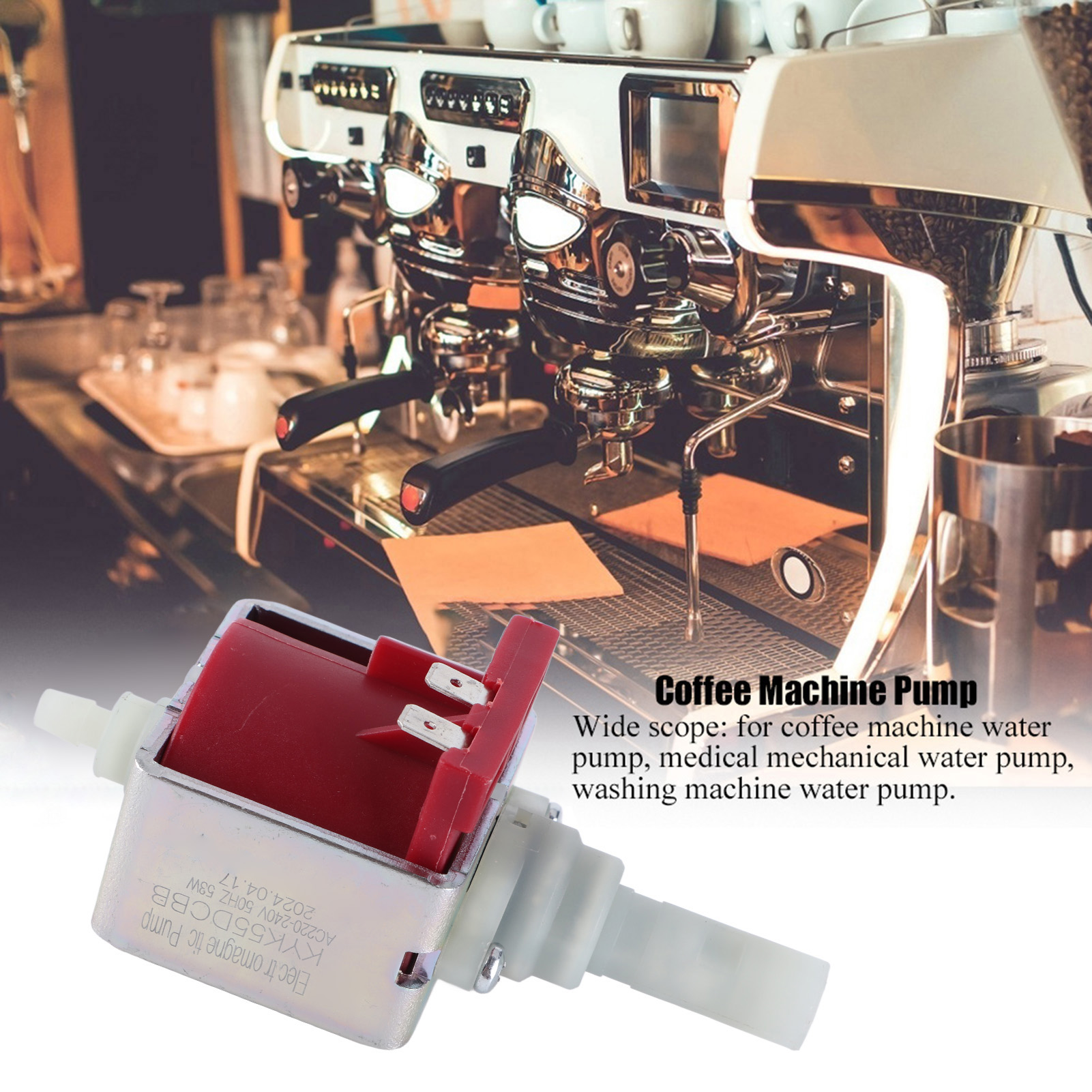 Coffee Machine Water Pump Device Electromagnetic Pumps EU KRI✈️