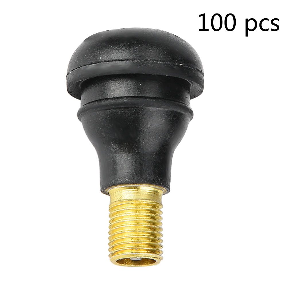 100 Pcs Car Motorcycle Universal Replacement Snap In Tire Tyre Valve Stem KRI✈️