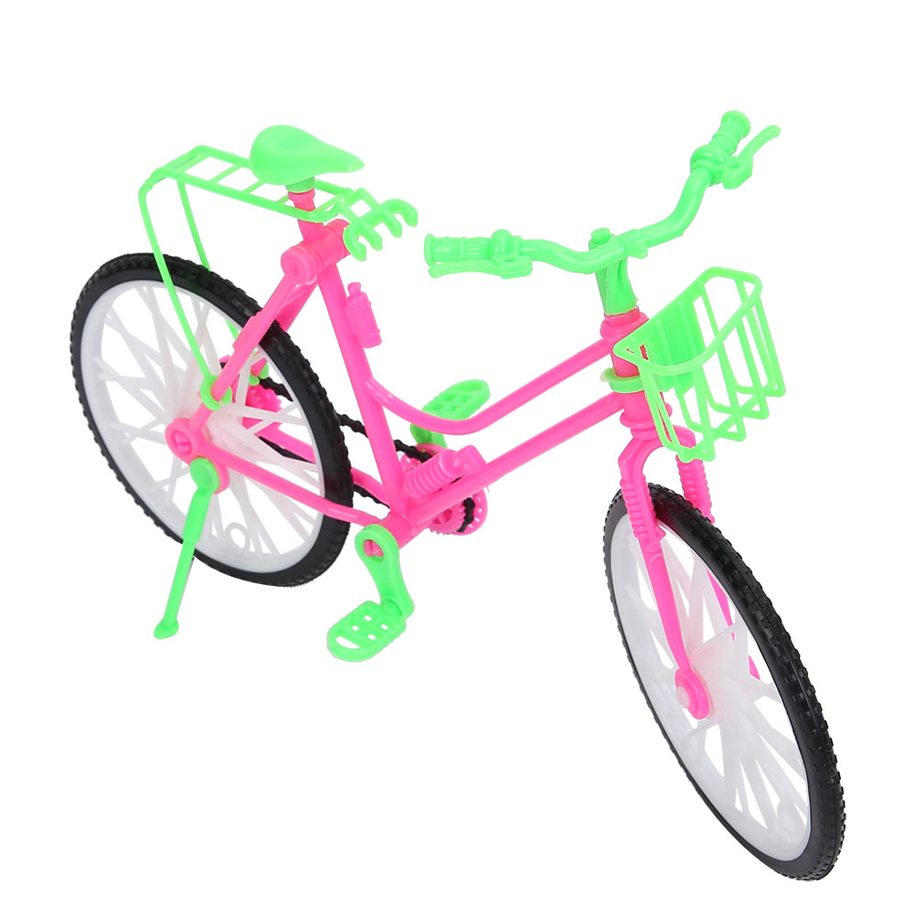Toy Plastic Bike With Basket For Pin Doll Outdoor Accessories KRI✈️