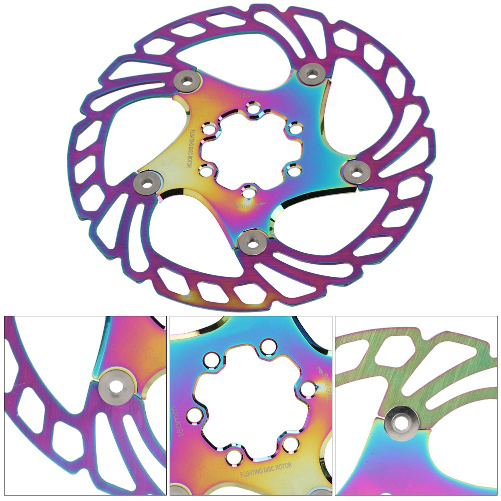 Bike Disc Brake Rotors 6 Nails Cycling Accessory For Mountain Bicycle Plat KRI✈️