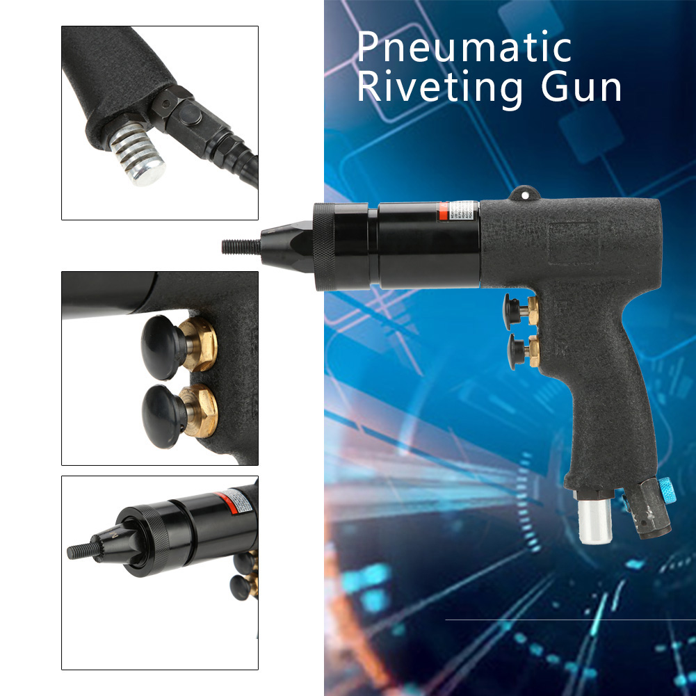 Pneumatic Riveting Gun Pull Nut Automatic Air Riveter Nut Gun Tool (KP-740 KRI✈️