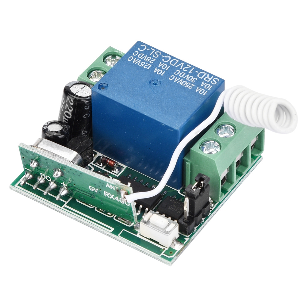 433MHz Wireless RF Relay Remote Control Switch Receiver Transmitter System KRI✈️
