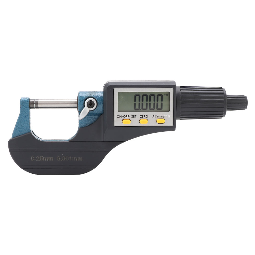 Chrome Plated Alloy Digital Display Low Error Micrometer 0.001mm Resolutio KRI✈️