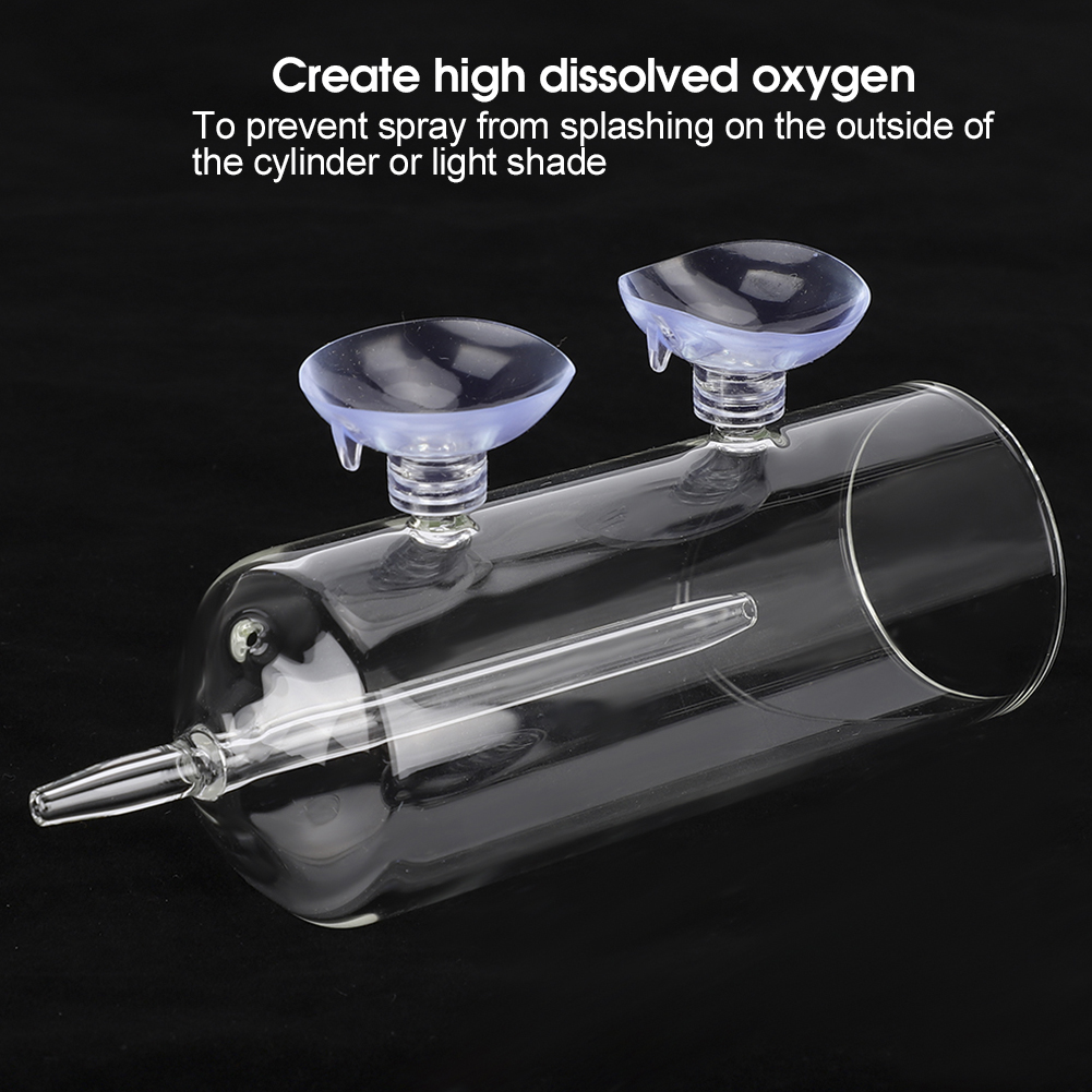 Glass High Dissolved Aquarium Oxygen Aeration Fish Tank Equipment Accessor KRI✈️