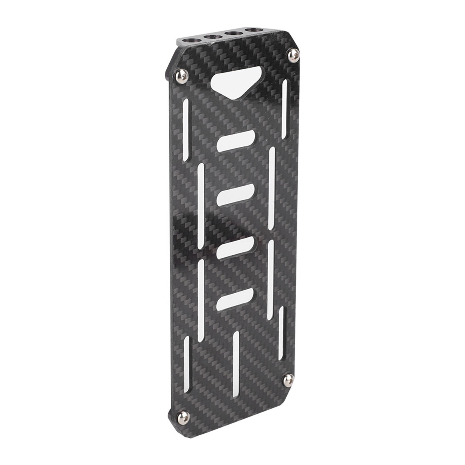 Carbon Fiber Battery Mount Plate With Electricity Tester For Axial SCX10 1 KRI✈️