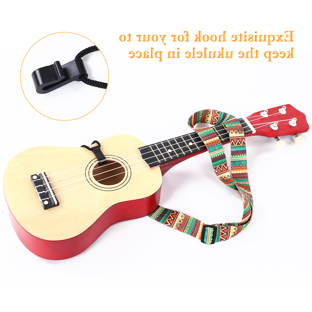 Adjustable Nylon Universal Ukulele Strap Belt Sling With Hook Mini Guitar UK