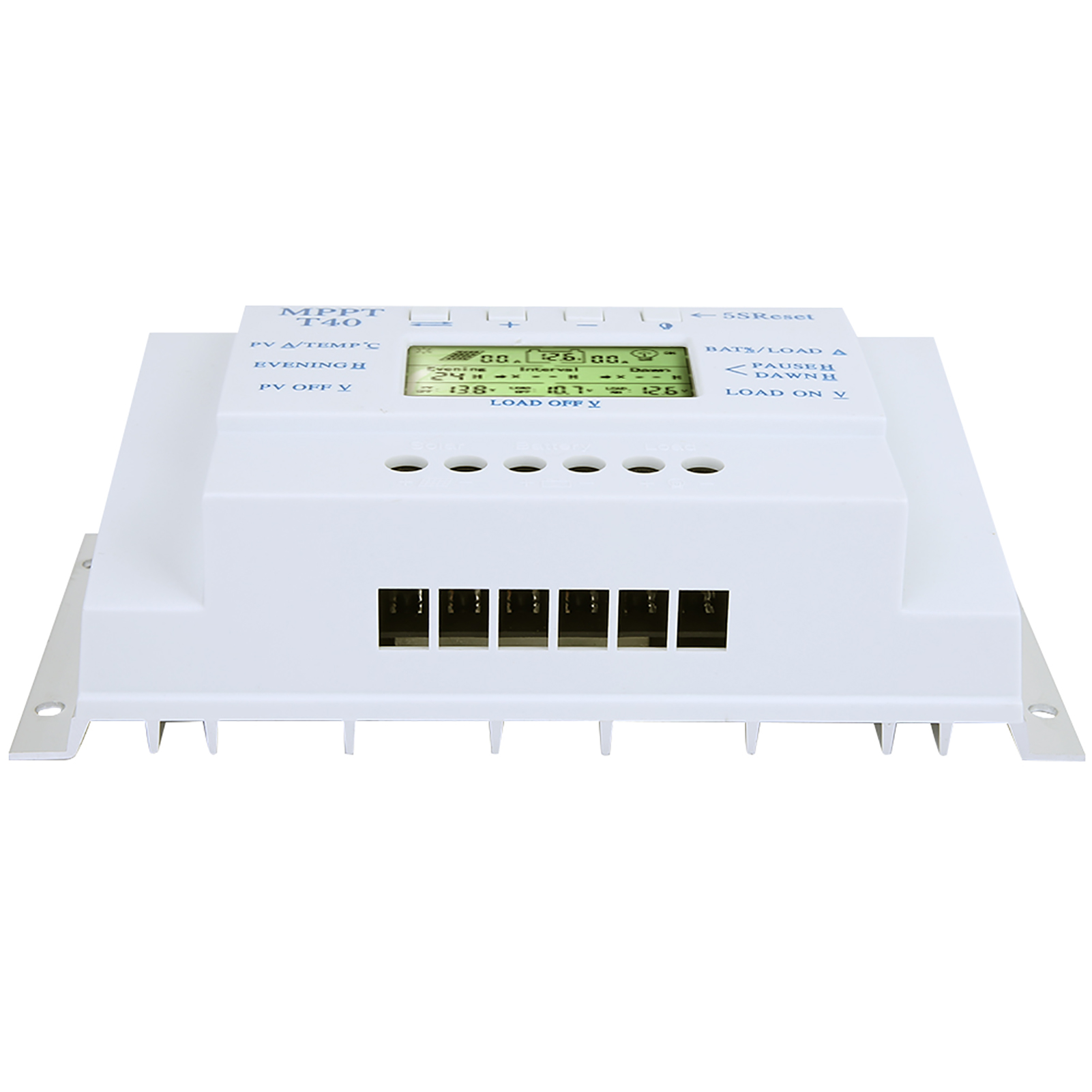 MPPT 12V 24V Auto 40A Solar Charge Controller Regulator LCD Display For St KRI✈️