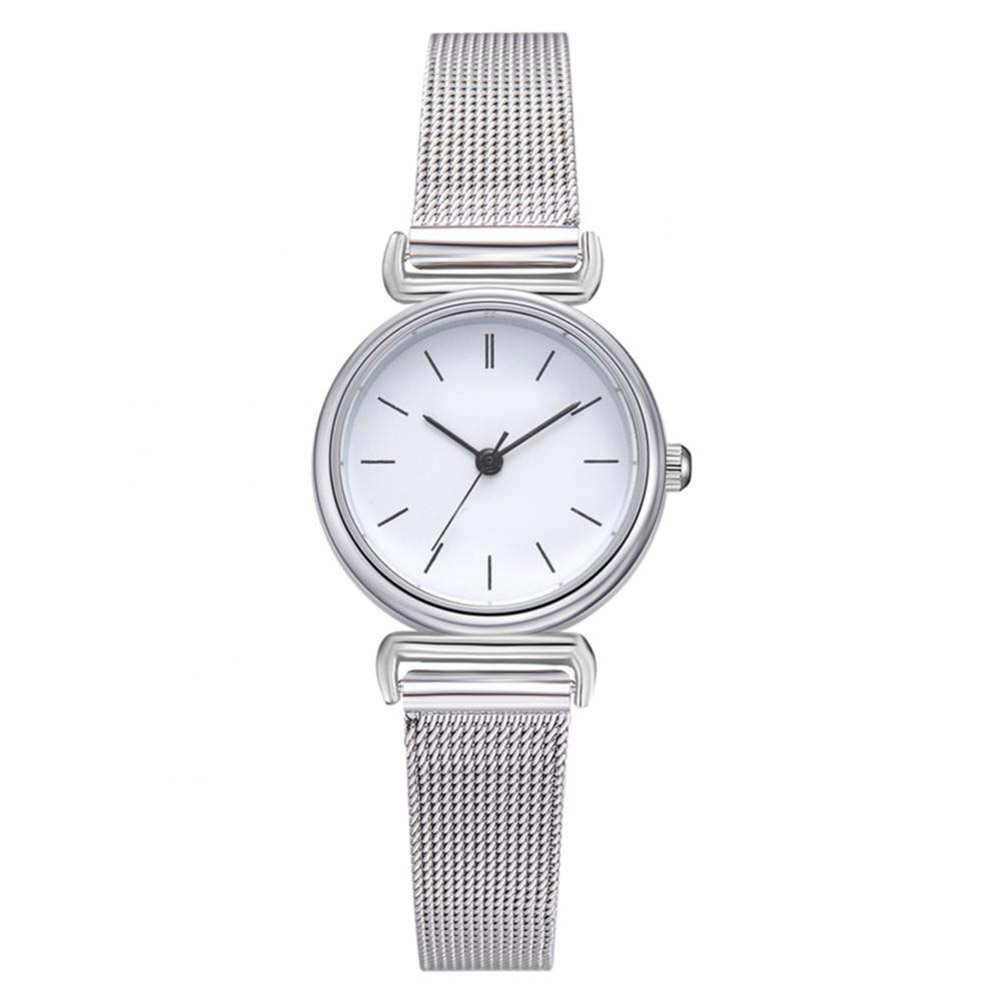 Casual Round Watch Alloy Strap Small Dial Quartz Wristwatch For Female(Whi KRI✈️
