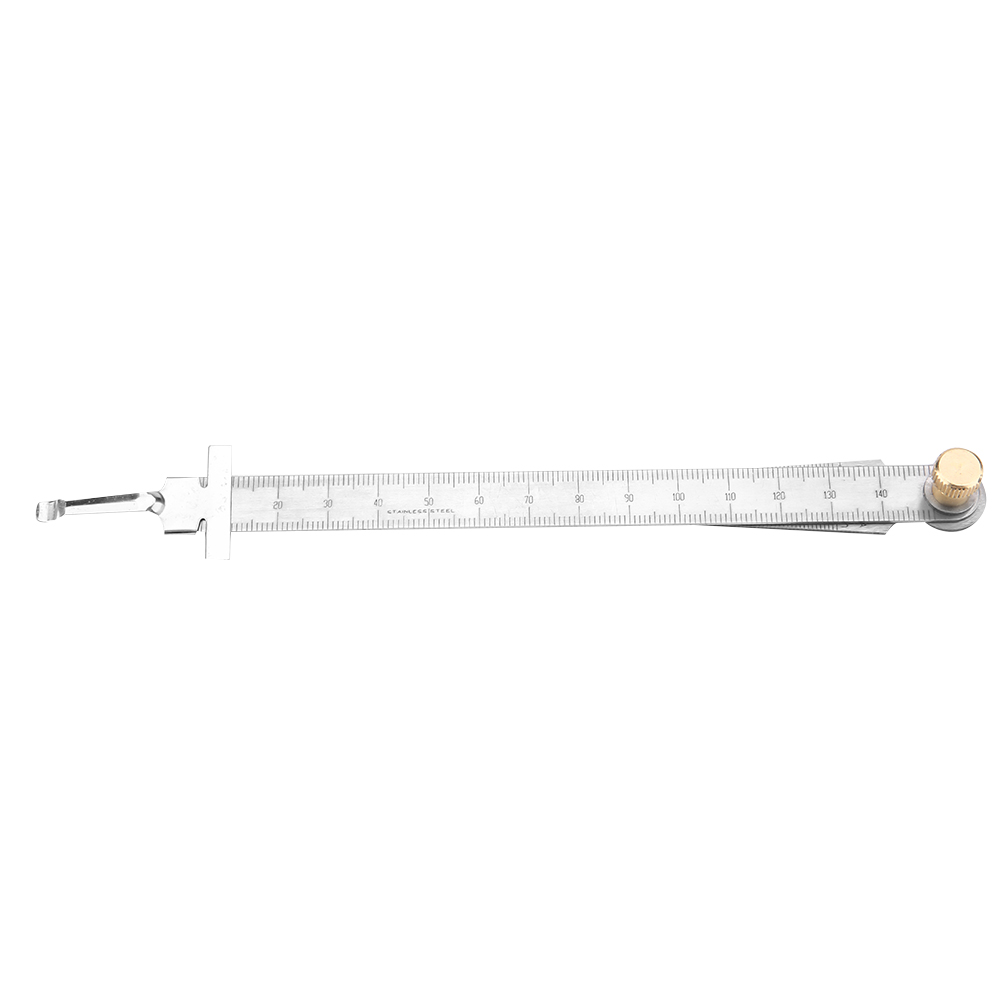 HOT Stainless Steel Welding Taper Feeler Gauge Ruler Hole Inspection Tool 1-15mm