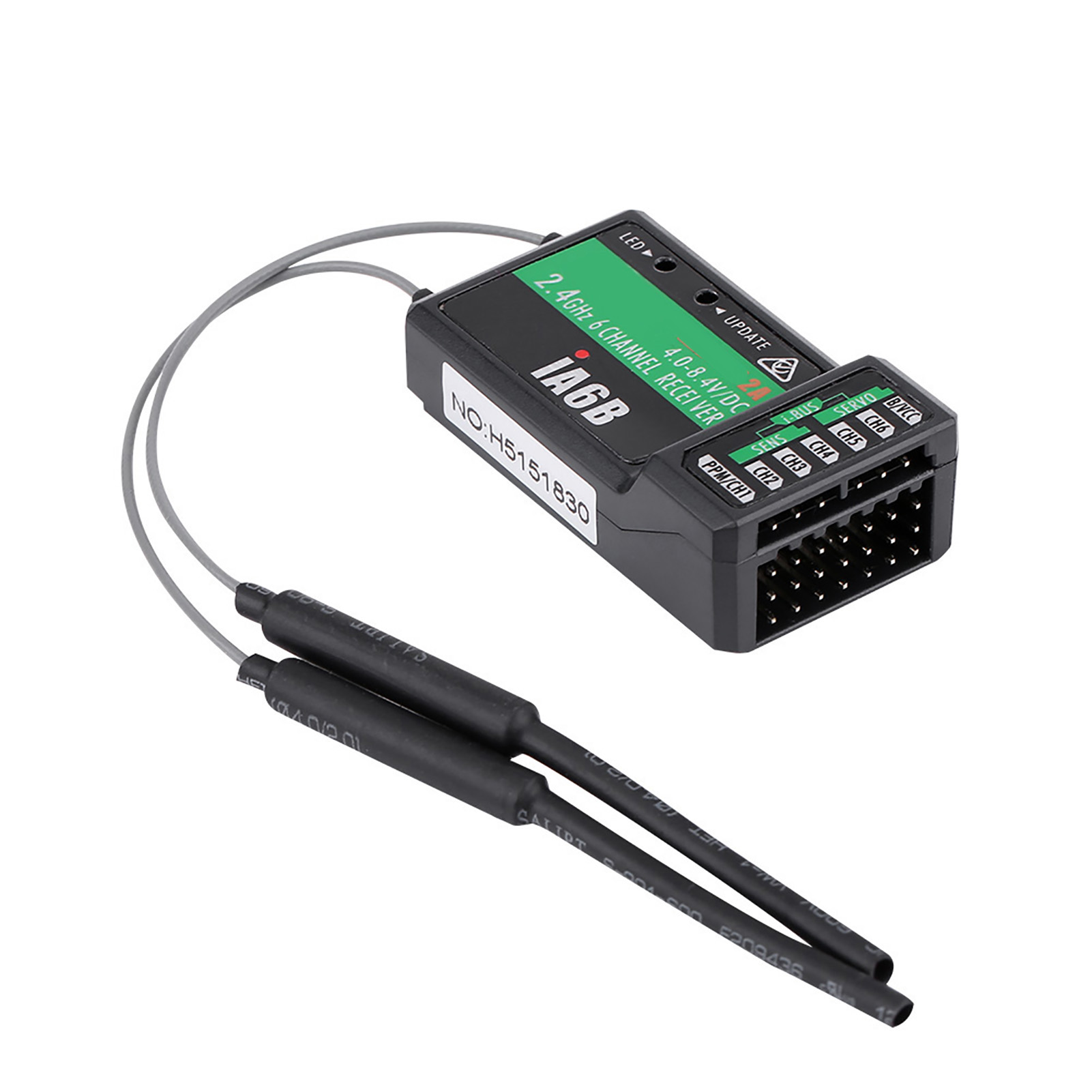 :Flysky-IA6B IA6B 2.4G 6CH RC Receiver For-I6X-I6S I8 RC Transmitte